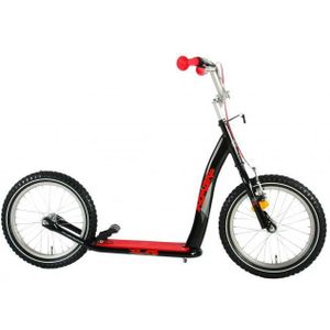 Volare Step - Jongens en Meisjes - 16 inch - Zwart/Rood