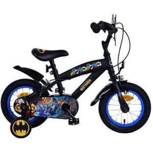 Batman Fiets - 12 inch - Zwart - Twee handremmen
