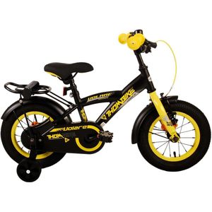 Volare Thombike Jongensfiets 12 inch - Zwart Geel