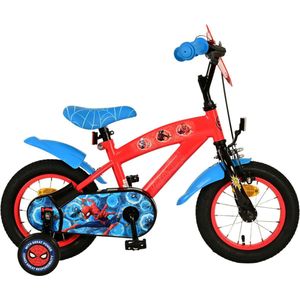 Spider-Man Fiets - 12 inch - Blauw/Rood