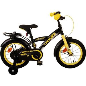 Volare Thombike Kinderfiets Jongens 14 inch Zwart Geel