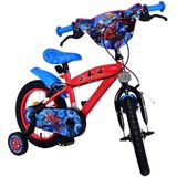 Kinderfahrrad Ultimate Spider-Man Jungen 14 Zoll Kinderrad Blau/Rot