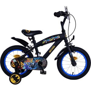 Batman Kinderfiets - Jongens - 14 inch - Zwart - Twee handremmen