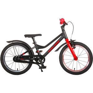 Volare - Blaster - Jongensfiets - Zwart/Rood - Aluminium