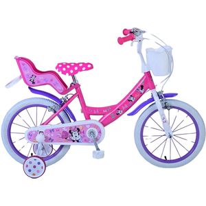 albri 16 inch meisje, Disney Minnie roze fiets