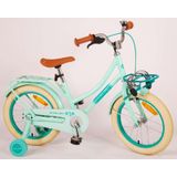 Volare Excellent Kinderfiets - Meisjes - 18 inch - Groen - 95% afgemonteerd