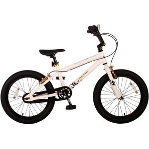 Volare Cool Rider Kinderfiets - Jungen - 18 Zoll - Weiß - 95% versammelte - Prime Collection