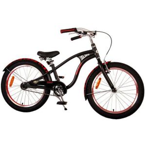 Volare Miracle Cruiser Kinderfahrrad - Jungen - 18 Zoll - Matt Black - Prime Collection