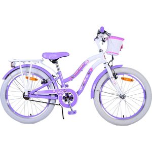 Volare Lovely Kinderfiets - Meisjes - 20 inch - Paars - Twee handremmen