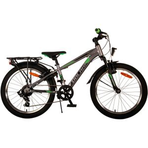 Volare - Cross Kinderfiets - Grijs - Staal - 20 Inch - 6 Versnellingen