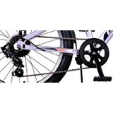 Volare - Cross Jongensfiets - Zilver/Zwart - 20 Inch - 6V V-Brakes