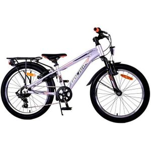 Volare - Cross Jongensfiets - Zilver/Zwart - 20 Inch - 6V V-Brakes
