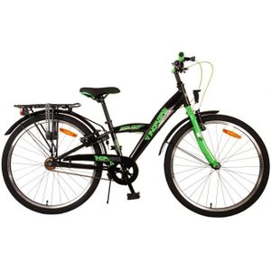 Volare Thombike Jongensfiets 24 inch - Zwart/Groen