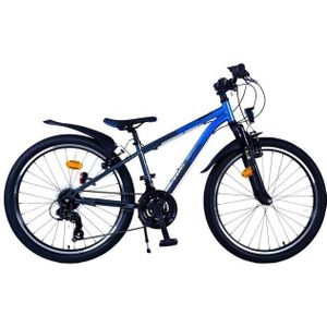 Volare - XC Race - Kinderfiets - Satijn Grijs - 24 Inch - Shimano 21 Speed