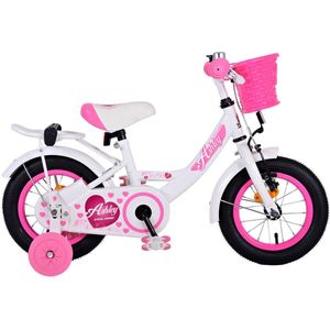 Volare Ashley Kinderfiets - Meisjes - 12 inch - Wit