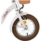 Volare Kinderfahrrad Volare Blossom Kinderfahrrad für Mädchen - 12 Zoll in Weiß ab 3 Jahren, Geeignet für Kinder im Alter von 3 bis 4,5 Jahren