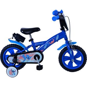 Stitch Stitch Kinderfiets Jongens 12 inch Blauw