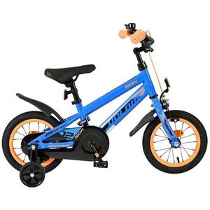 Wildtrak - 16 inch fiets voor kinderen van 3 tot 7 jaar met steunwielen, blauw