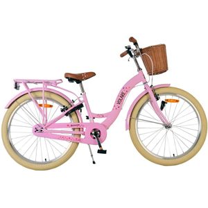 Volare Blossom Kinderfiets - Meisjes - 24 inch - Roze - Twee handremmen
