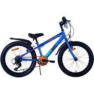 NERF - Kinderfiets - Satijn Blauw - 20 Inch - 6 Speed