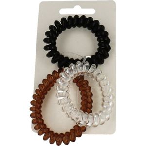 Damselle - Haarelastiek - Groot - 3 Stuks - Zacht Materiaal