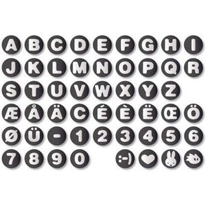 Yepp Unisex Adult ABC voorwielmand, zwart-zwart, pak van 10