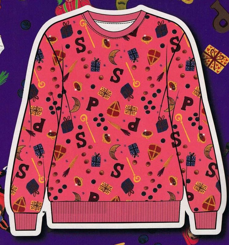 Sinterklaas Sweater - Roze - 104/110