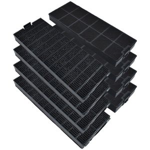 Pelgrim - Koolstoffilter KF63 - 2 Stuks - Rechthoekig - Voor Afzuigkap