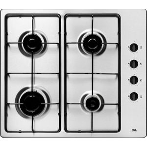 ETNA T106VRVSA - Gaskookplaat - 58 cm - RVS