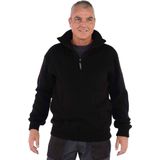 STØRVIK Perth Schipperstrui Heren - Acryl - Grof Gebreid - Maat M - Zwart