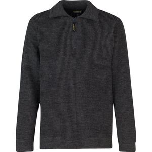 STØRVIK Brisbane - Gebreide Schipperstrui - Antraciet Grijs - Acryl / Wol