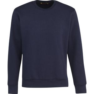 STØRVIK Torino Sweater Ronde Hals - 4 Seizoenen - Heren - Maat M - Donkerblauw