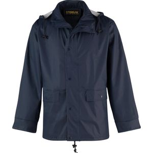 STØRVIK Uppsala PU Regenjas - Werkjas - Donkerblauw - 70% Polyester, 30% Polyurethan