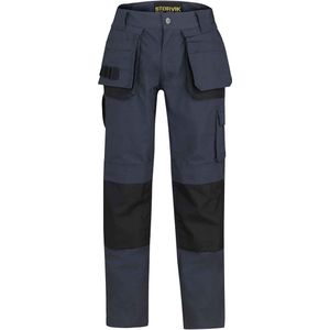 STØRVIK David Werkbroek Heren - Verstevigde Kniestukken - Maat 2XL - Antraciet Grijs