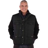 STØRVIK Pocket Bodywarmer Winddicht 4 seizoenen Heren - Maat 3XL - Zwart