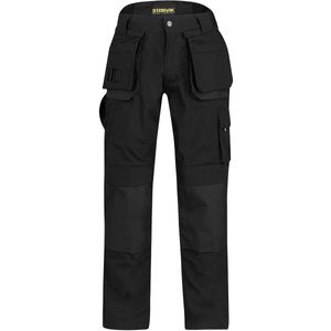 STØRVIK David Werkbroek Heren - Verstevigde Kniestukken - Zwart