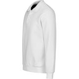 STØRVIK Napoli Polo Sweater - 4 Seizoenen - Schilderstrui - Heren - Maat M - Wit