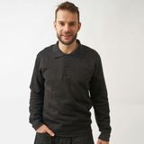 STØRVIK Napoli Polo Sweater - 4 Seizoenen - Schilderstrui - Heren - Maat L - Wit