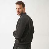 STØRVIK Napoli Polo Sweater - 4 Seizoenen - Schilderstrui - Heren - Maat L - Wit