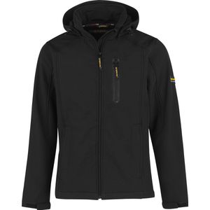 STØRVIK Napier Softshell Jas - 4 Seizoenen - Heren - Fleece - Maat L - Zwart