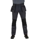 STØRVIK Tim Stretch Werkbroek - Antraciet - 97% Katoen