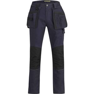 STØRVIK Tim Stretch Werkbroek Heren & Dames - 97% Katoen - Maat XL - Donkerblauw
