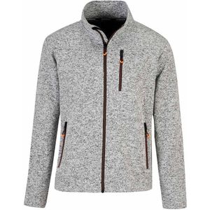 BJØRNSON Tord Gebreid Vest Heren - 4 Seizoenen - Ademend - Maat 2XL - Lichtgrijs