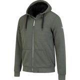 STØRVIK Kenny Sweatvest Heren - Teddy Gevoerd - Hoodie - Maat 2XL - Olijfgroen