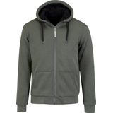 STØRVIK Kenny Sweatvest Heren - Teddy Gevoerd - Hoodie - Maat 2XL - Olijfgroen