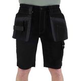 STØRVIK Thijs Stretch Korte Werkbroek Heren - Werkshort - Maat 2XL - Zwart