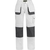 STØRVIK David Schildersbroek Werkbroek Heren - Verstevigde Kniestukken - Wit