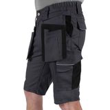 STØRVIK - Thijs - Korte Werkbroek - Antraciet - 300D Oxford Canvas