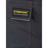 STØRVIK Thijs Stretch Korte Werkbroek Heren - Werkshort - Maat XL - Antraciet