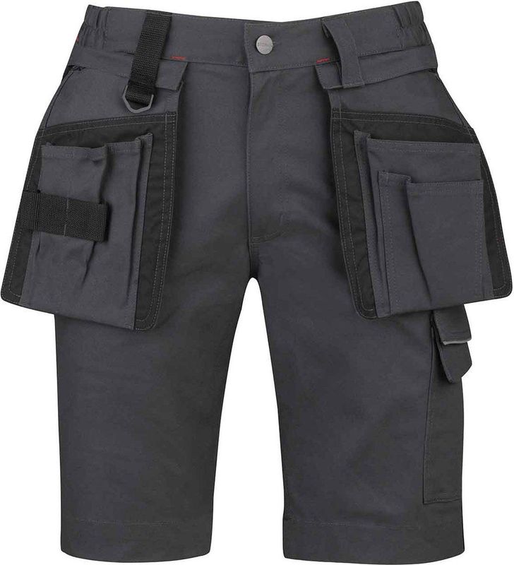 STØRVIK Thijs Stretch Korte Werkbroek Heren - Werkshort - Maat XS - Antraciet